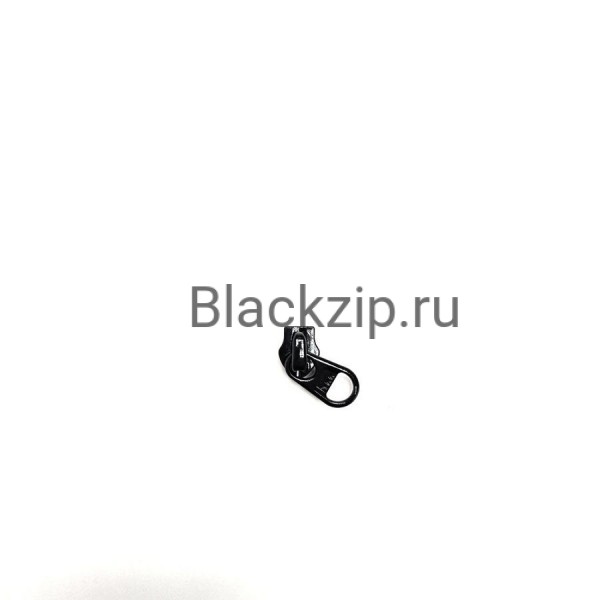 Бегунок для молнии, YKK №8, черный, реверс