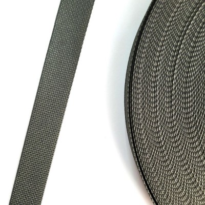 Стропа текстильная ИТГФ, 25мм, темно-серая (цвет 120)