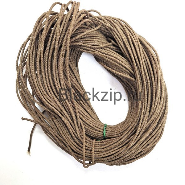 Эластичный шнур, Shock cord, 100 МЕТРОВ, Койот-Браун