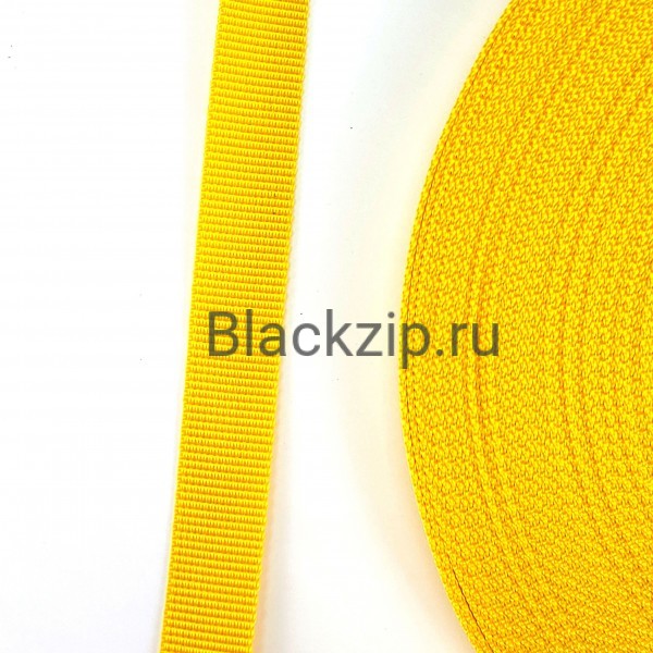 Стропа текстильная АМА, ЛРТП-25, 25мм, желтая, лимонная