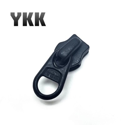 Бегунок для молнии №5, YKK, Черный (короткий пуллер)