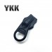 Бегунок для молнии №5, YKK, Черный (короткий пуллер)