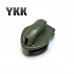 Бегунок для молнии YKK №10, Олива (566), реверс (обратный), без пуллера Бегунок для молнии YKK №10, Олива (566), реверс (обратный), без пуллера