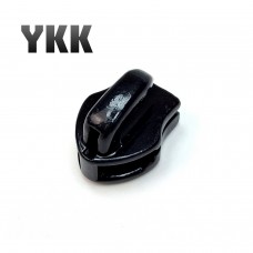 Бегунок для молнии YKK №8, чёрный, реверс (обратный), без пуллера Бегунок для молнии YKK №8, чёрный, реверс (обратный), без пуллера
