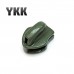 Бегунок для молнии YKK №8, Олива (566), реверс (обратный), без пуллера