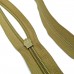 Бегунок для молнии YKK №8,  Койот Браун (899), реверс (обратный), без пуллера