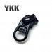 Бегунок для молнии, YKK №8, черный, реверс Бегунок для молнии, YKK №8, черный, реверс