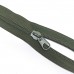 Бегунок для молнии №10, Zip, Олива (обратный, короткий пуллер)