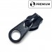 Бегунок для молнии №10, Zip, Черный (обратный, короткий пуллер) Бегунок для молнии №10, Zip, Черный (обратный, короткий пуллер)