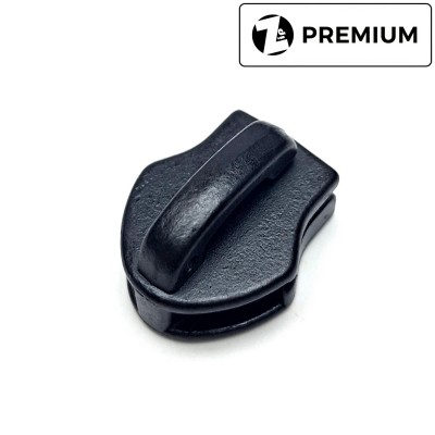 Бегунок для молнии №10, Zip, Черный (обратный, без пуллера)