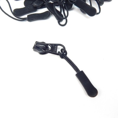 Пуллер для бегунка, Черный, 100шт Пуллер для бегунка, Черный, 100шт