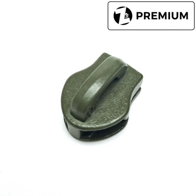 Бегунок для молнии, №8, Zip, Олива