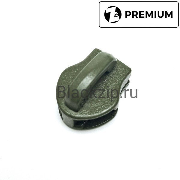 Бегунок для молнии, №8, Zip, Олива