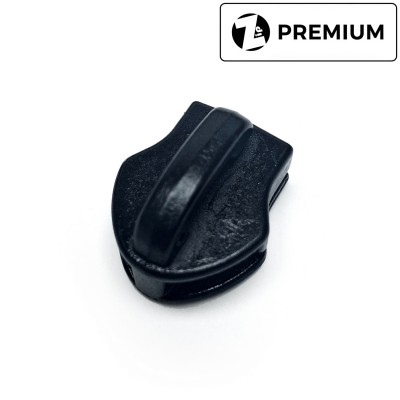 Бегунок для молнии, №10, Zip, Черный (Без пуллера)