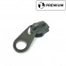 Бегунок для молнии, №8, Zip, Олива (Короткий пуллер, обратный)