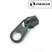 Бегунок для молнии, №8, Zip, Олива (Короткий пуллер)