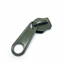 Бегунок для молнии №10, Zip, Олива (обратный, длинный пуллер) Бегунок для молнии №10, Zip, Олива (обратный, длинный пуллер)