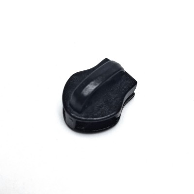 Бегунок для молнии №8, Zip, Черный (прямой, без пуллера)