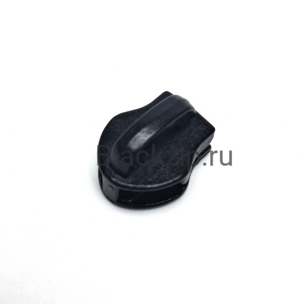 Бегунок для молнии №8, Zip, Черный (прямой, без пуллера)