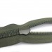 Бегунок для молнии, №10, Zip, Олива (реверсивный, обратный)
