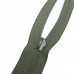 Бегунок для молнии, №10, Zip, Олива (реверсивный, обратный)
