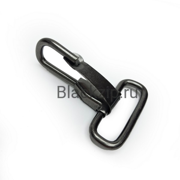 Карабин металлический, усиленный, Zip KP38, Черный никель