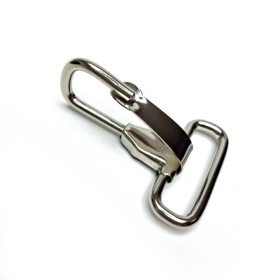 Карабин металлический, усиленный, Zip KP38, Никель