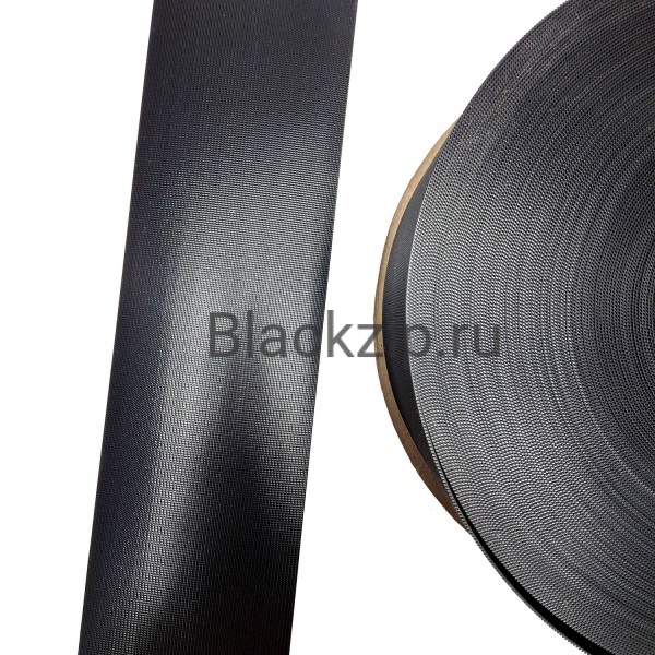 Велкро лента, крючок 100мм, пластик, черный