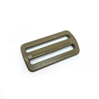 Пряжка двухщелевая 50 мм, Бастион, Койот Браун