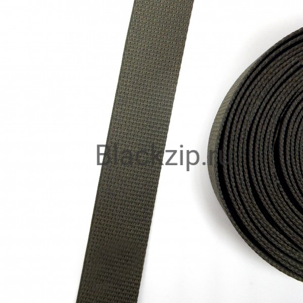 Стропа текстильная ИТГФ, 25мм, темный Хаки, (цвет 170)