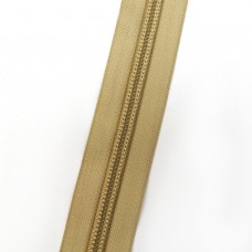 Спиральная молния №10, Премиум, Бежевая