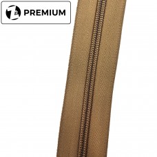 Спиральная молния №8, Койот Браун (494) , усиленная, Zip