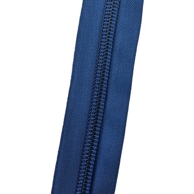 Спиральная молния №10, Премиум, Синяя