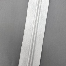 Спиральная молния №10, Премиум, Белая