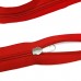 Спиральная молния №8 в красной расцветке