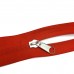 Спиральная молния №8 в красной расцветке