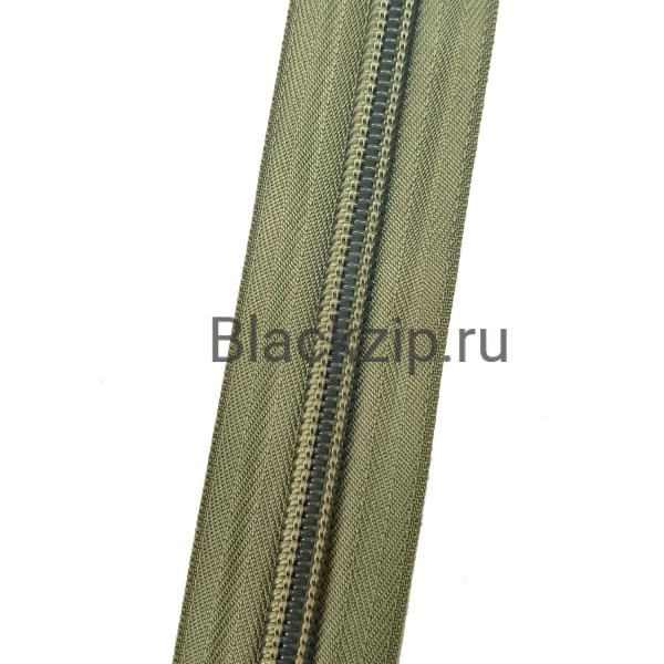 Спиральная молния №10, Премиум, Тан