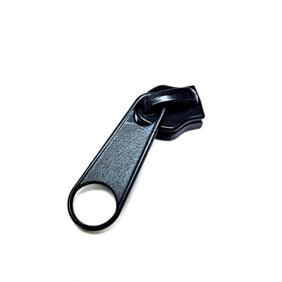 Бегунок для молнии, №8, черный, реверс