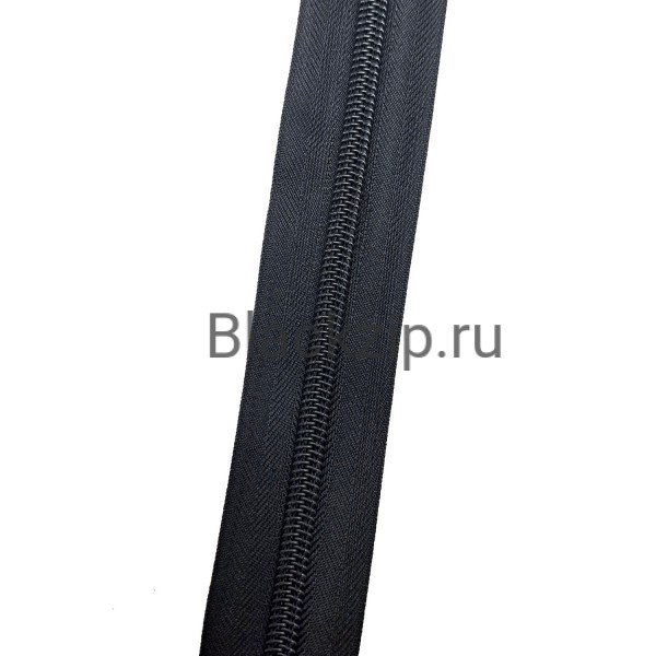Спиральная молния №5 в черной расцветке, Стандарт