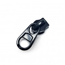 Бегунок для молнии №8, Zip, Черный (прямой, короткий пуллер) Бегунок для молнии №8, Zip, Черный (прямой, короткий пуллер)