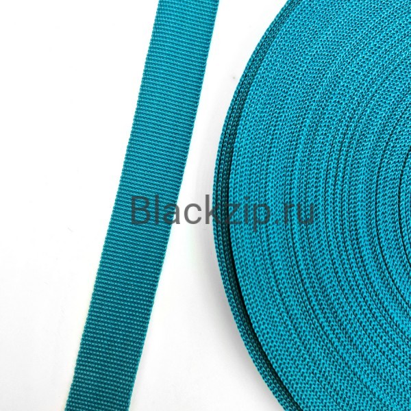 Окантовочная лента ZIP,  22мм, Бирюзовый, Рулон 50м, плотность 7,5гр/м