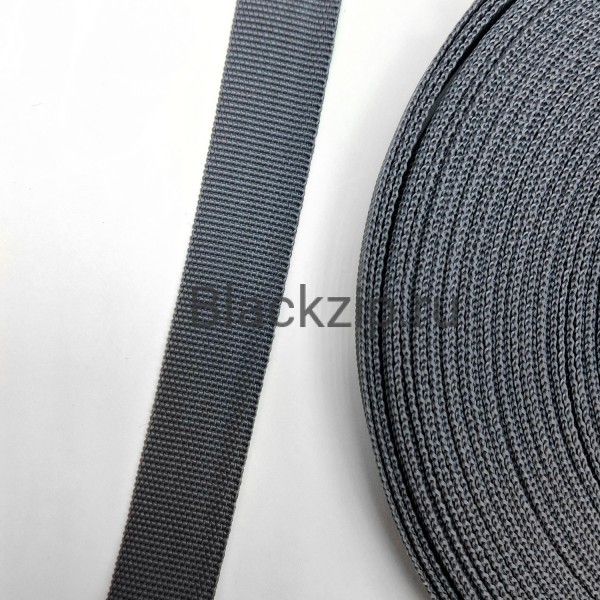 Окантовочная лента ZIP,  22мм, Серая, Рулон 50м, плотность 7,5гр/м