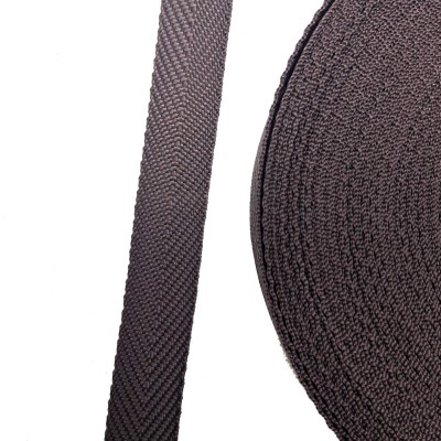 Окантовочная лента ZIP (Елочка),  22мм, Коричневый, Рулон 50м, плотность 7,5гр/м