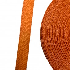 Окантовочная лента ZIP (елочка),  22мм, Оранж, Рулон 50м, плотность 7,5гр/м