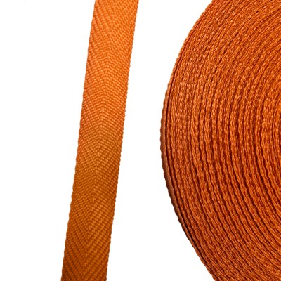 Окантовочная лента ZIP (елочка),  22мм, Оранж, Рулон 50м, плотность 7,5гр/м