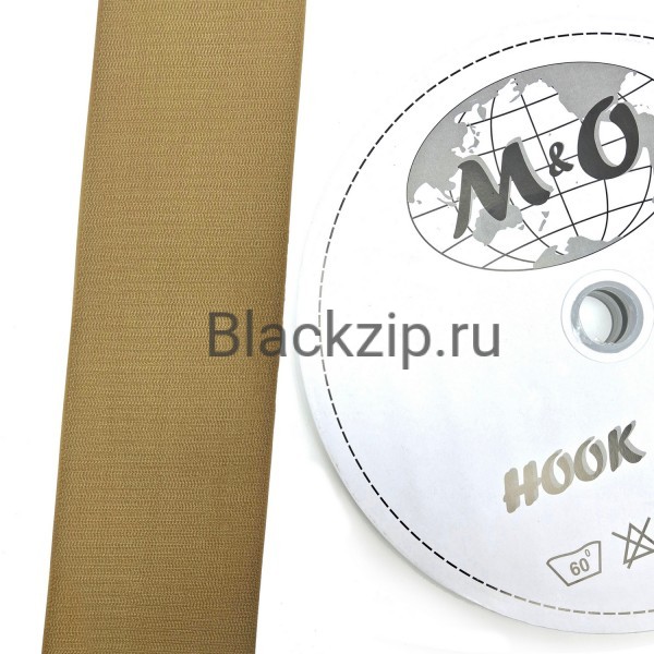 Велкро лента 100мм M&O, койот браун, 100% нейлон, КРЮЧОК