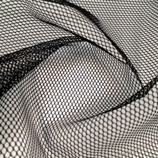 Сетка силовая, акриловая, рюкзачная, 120гр/м, черная Сетка силовая, акриловая, рюкзачная, 120гр/м, черная