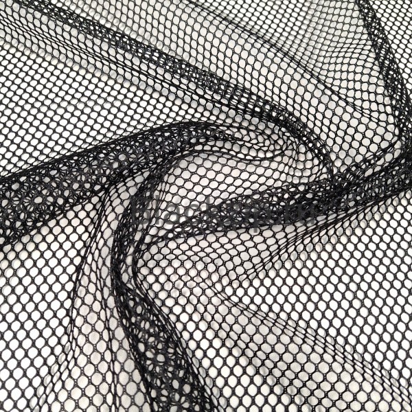 Сетка силовая, акриловая, рюкзачная, 120гр/м, черная (Мягкая)