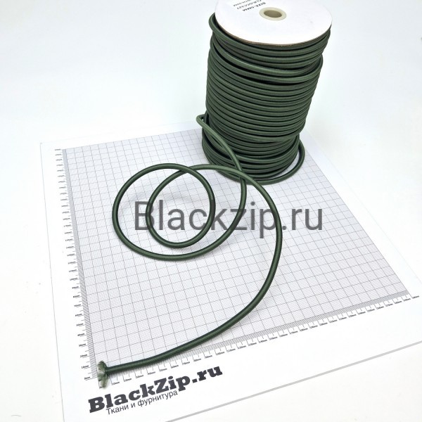 Эластичный шнур, Shock cord, 50 МЕТРОВ, Хаки, 6мм