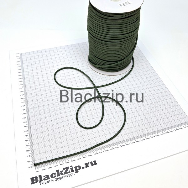 Эластичный шнур, Shock cord, 100 МЕТРОВ, Хаки, 4мм